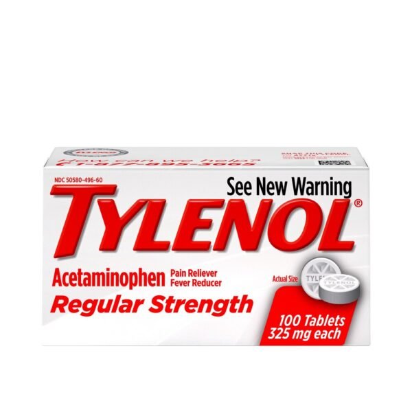 Buy Tylenol 325 MG Online With 100 CT Regular Strength